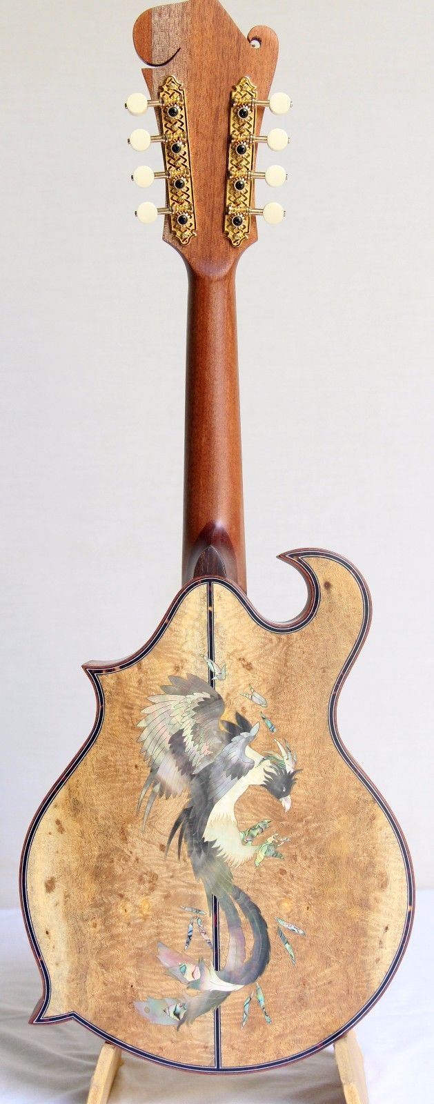 8-String Canadian Spruce Mandolin with Mother of Pearl Inlay
