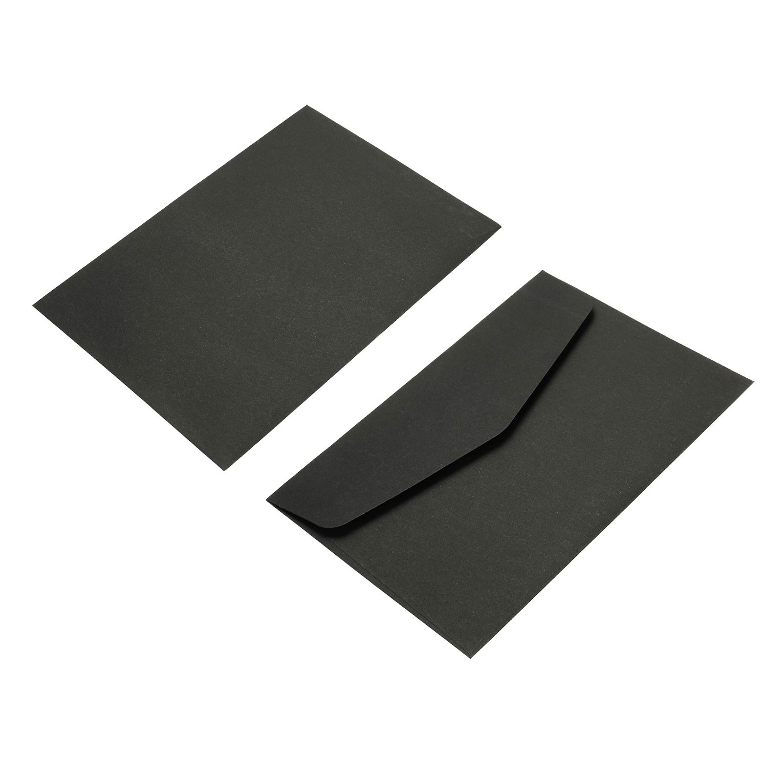 50 Pack Card Envelopes Business Greeting Note Great for Invitations Black
