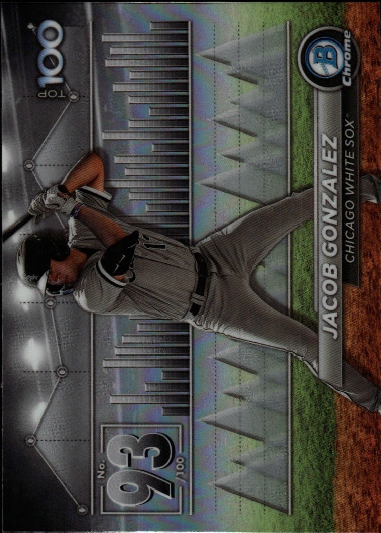 2024 Bowman Chrome Top Prospects - Jacob Gonzalez #BTP-93 - White Sox