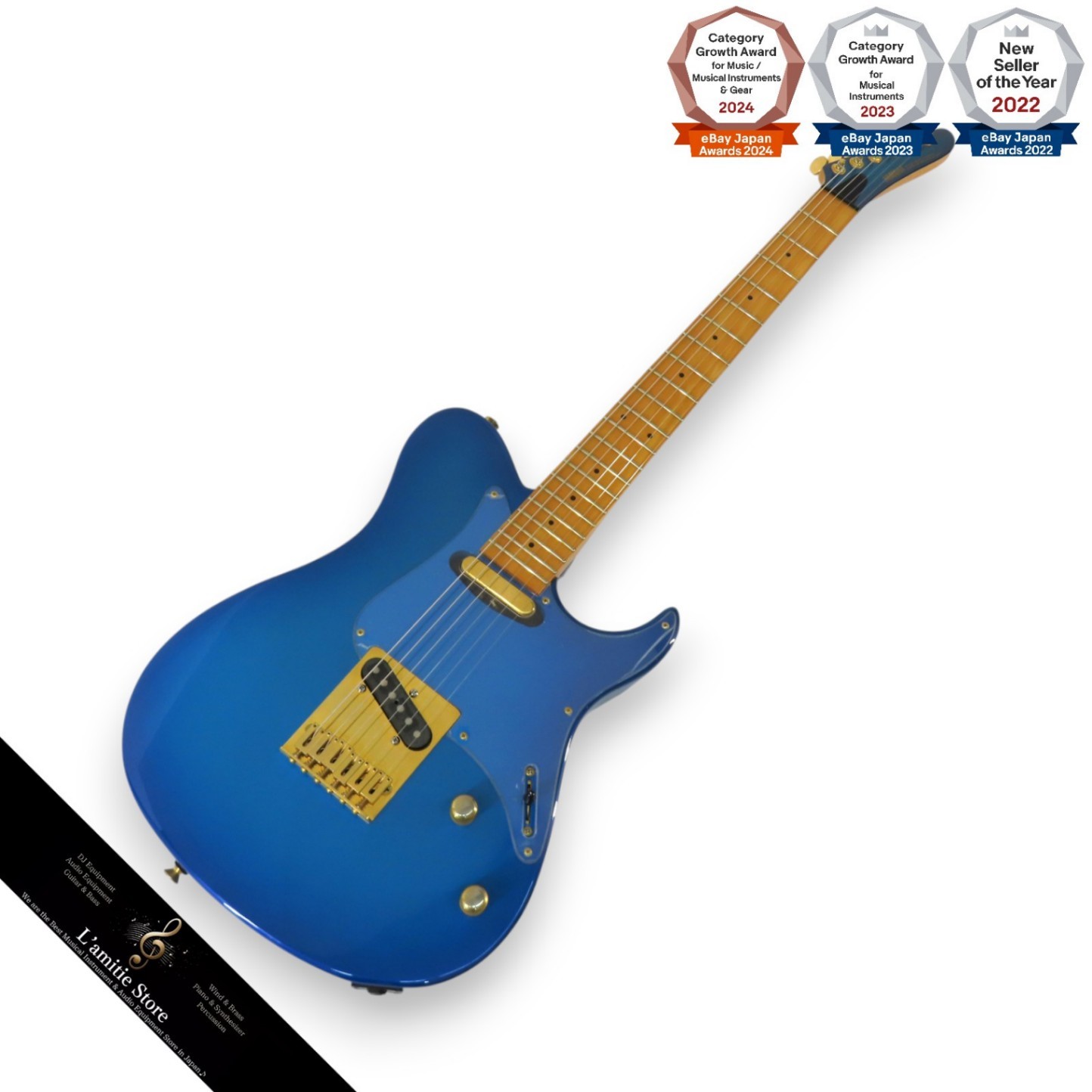 Yamaha MGSStandard Electric Guitar Blue Sunburst Body Maple Neck 22F