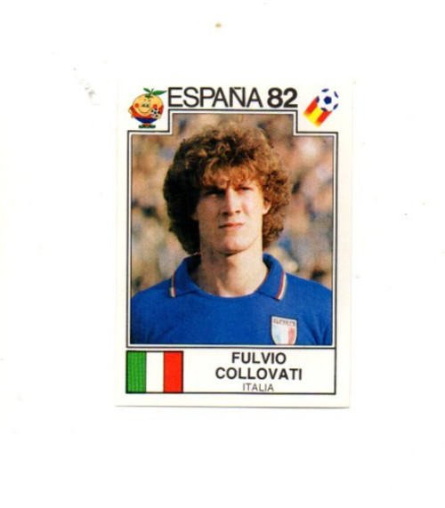 Panini Sonrics world cup story 1990 football sticker No 130 Fulvio Collovati 82