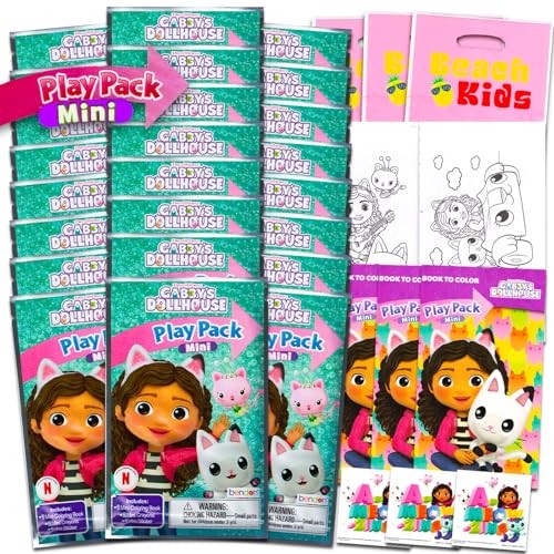Gabby's Dollhouse Mini Party Favors Set for Kids - Bundle with 24 Mini Gabby's 
