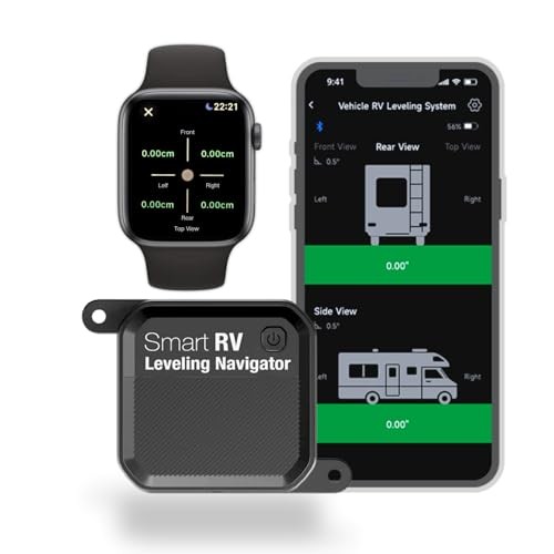 Wireless RV Leveling System by XPARKLE,Bluetooth RV Leveler for Campers,User 