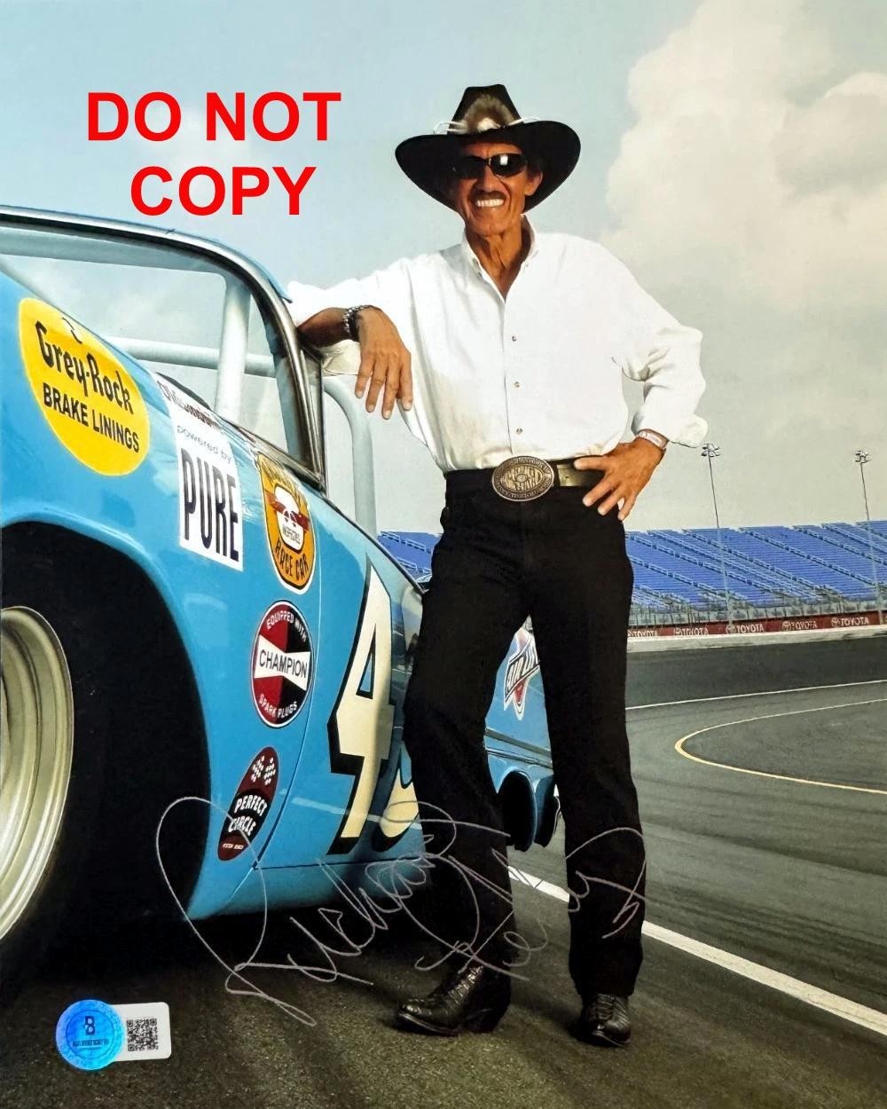 Richard Petty NASCAR LEGEND Signed Autographed REPRINT 8x10 Photo RP 5