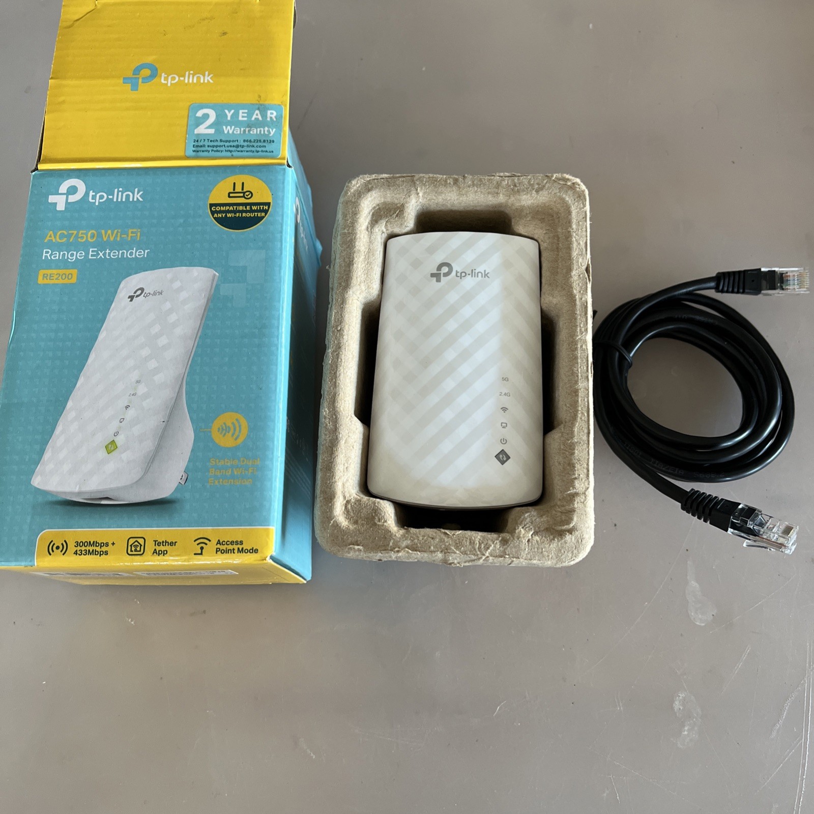 TP-LINK RE200 AC750 Dual Band Wi-Fi Range Extender