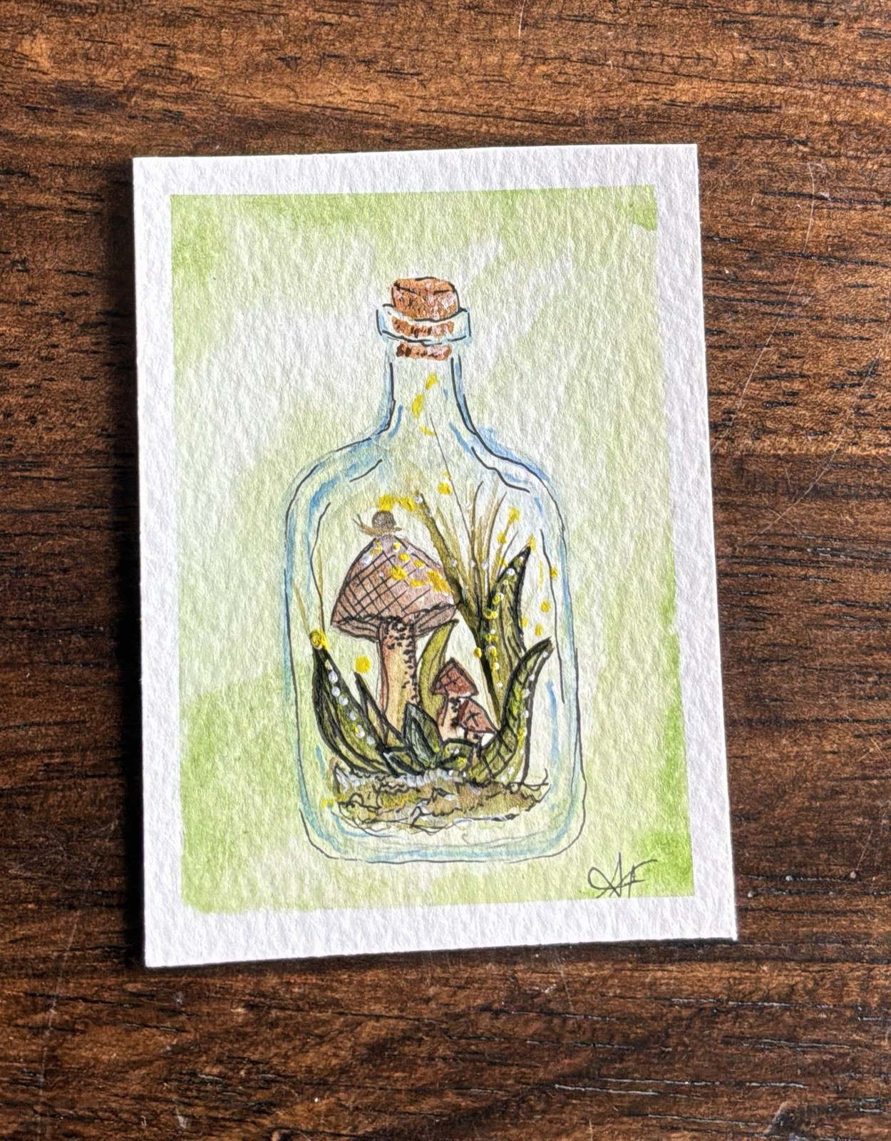 Original ACEO painting - “Eco” - OOAK	