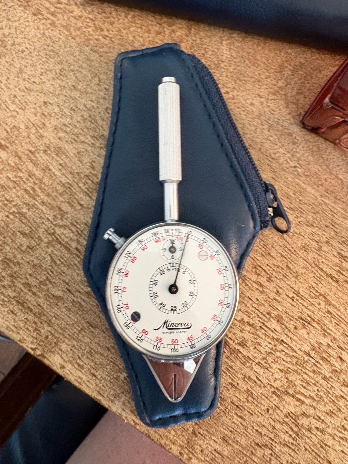 Vintage MINERVA Swiss Made Opisometer Map Curvimeter Drafting Measuring Tool