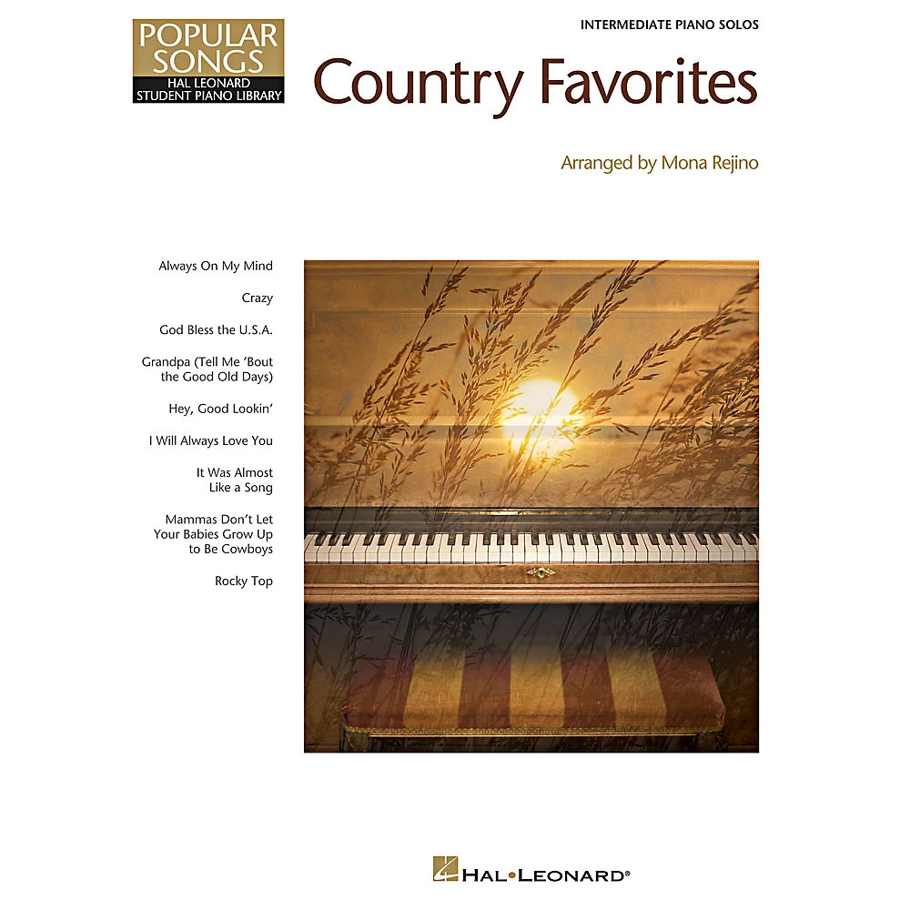 Hal Leonard Country Favorites Student Piano Library Popular Songs Inter Piano