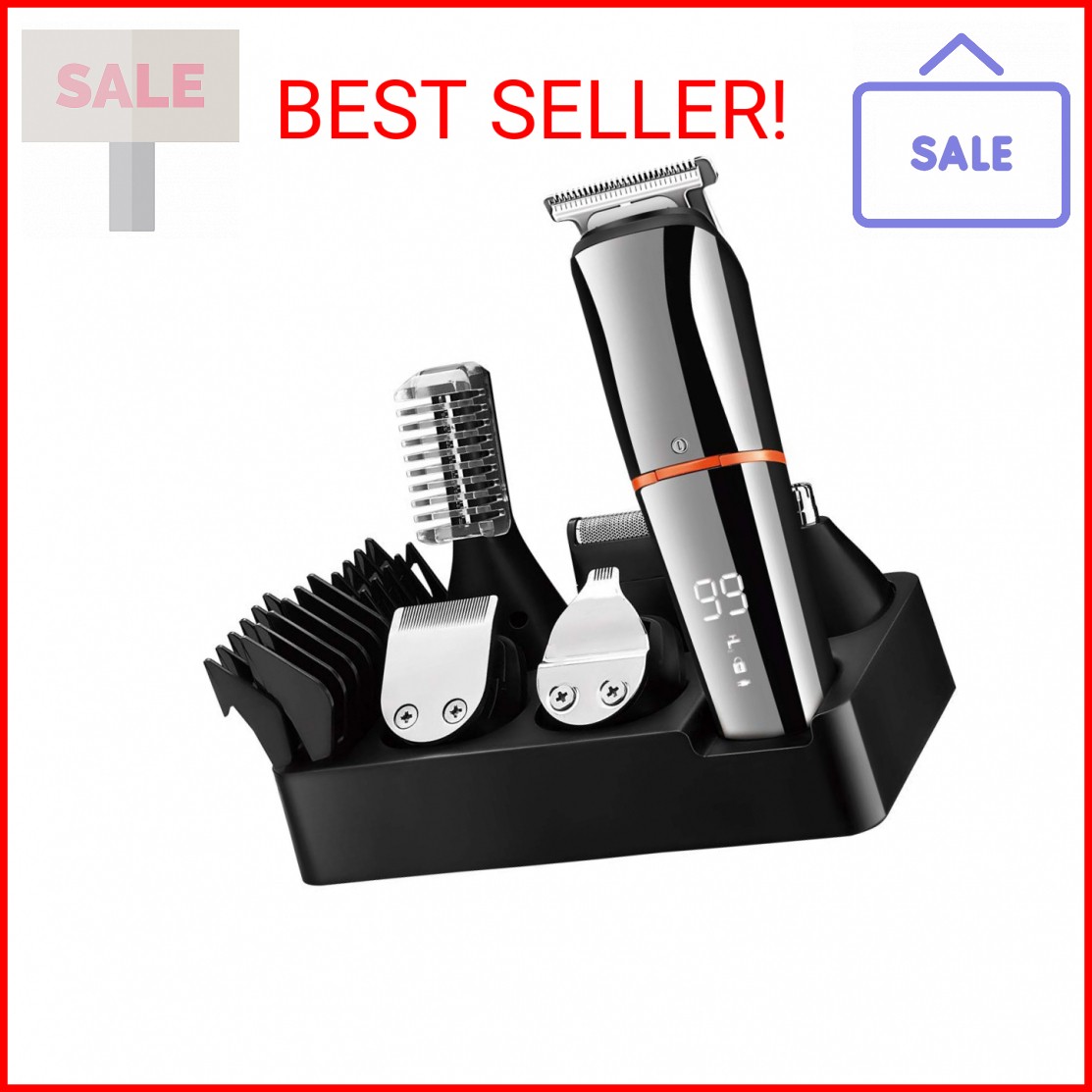 SURKER Beard Trimmer for Men Hair Clippers Body Mustache Nose Hair Groomer Cordl