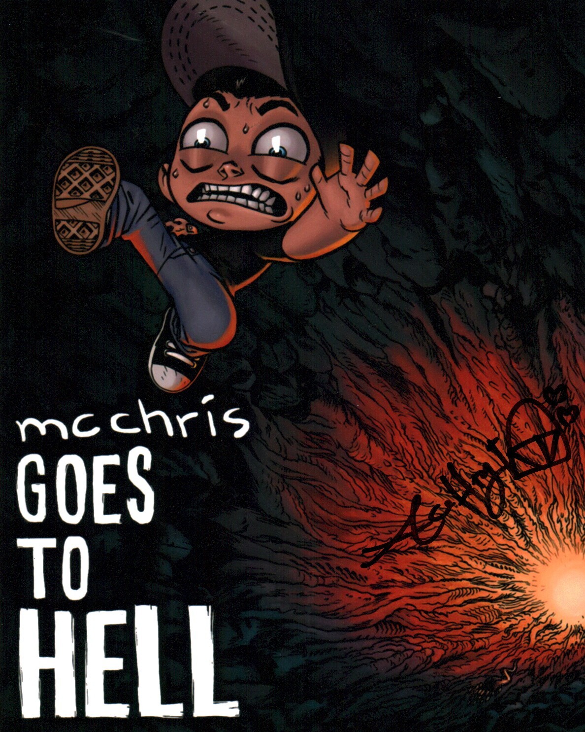 MC Chris 8x10 Signed Photo JSA Autograph