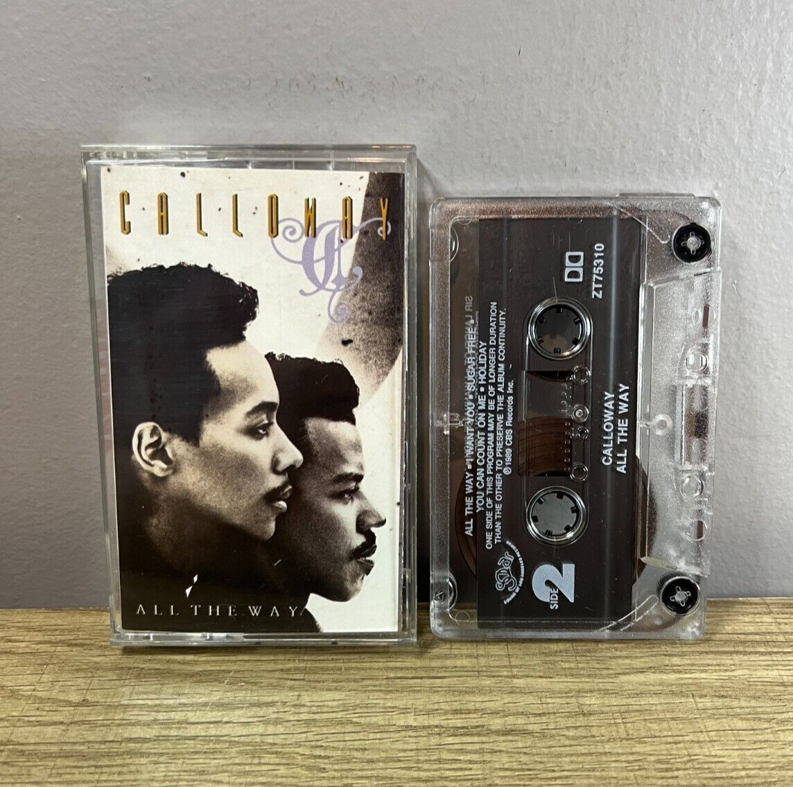 Callaway - All The Way - Cassette Tape - Epic Records FZT 75310 - VG