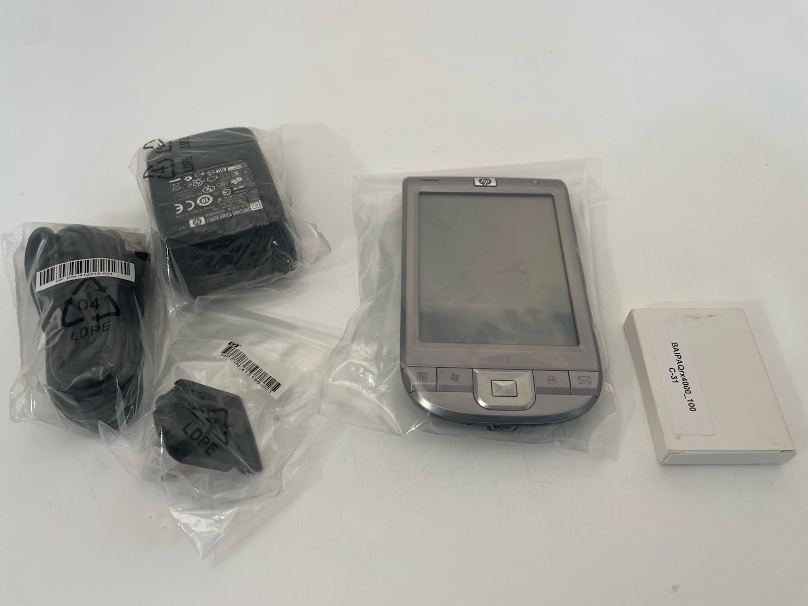 HP iPAQ 110 PDA 111 Handheld 624MHz Pwr Supply USB WM6.1 BT WiFi FA979AA#ABA
