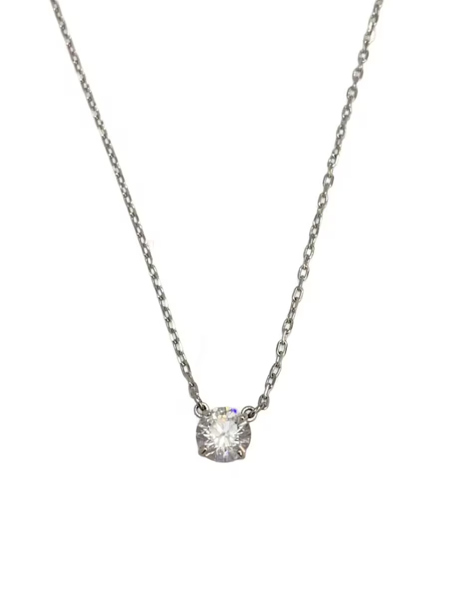 Swarovski Necklace Silver Slv With Top Ladies M1t93