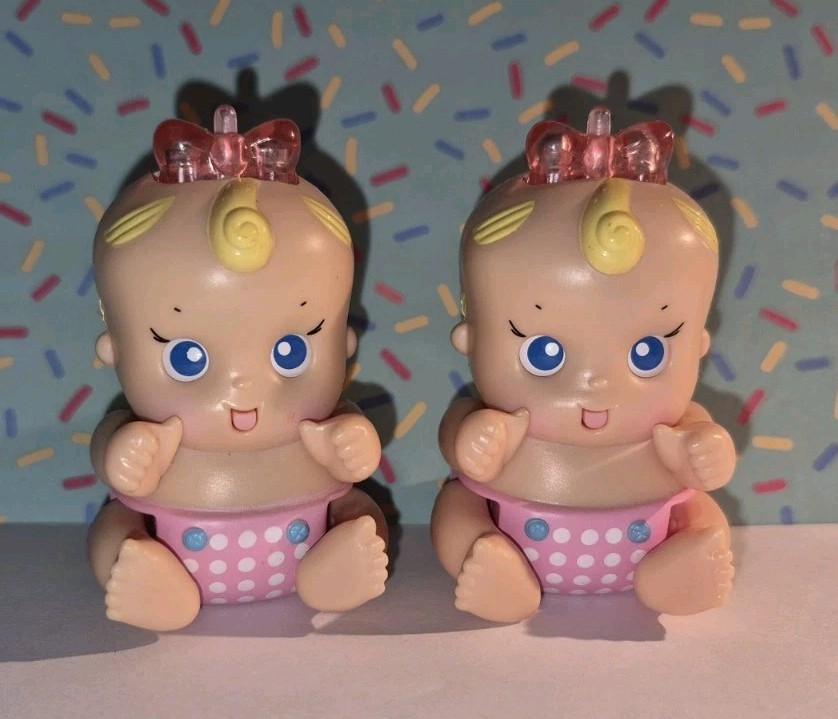 2003 Tomy My Little Baby Jasmine Set Of 2 Interactive Micro Doll Working!