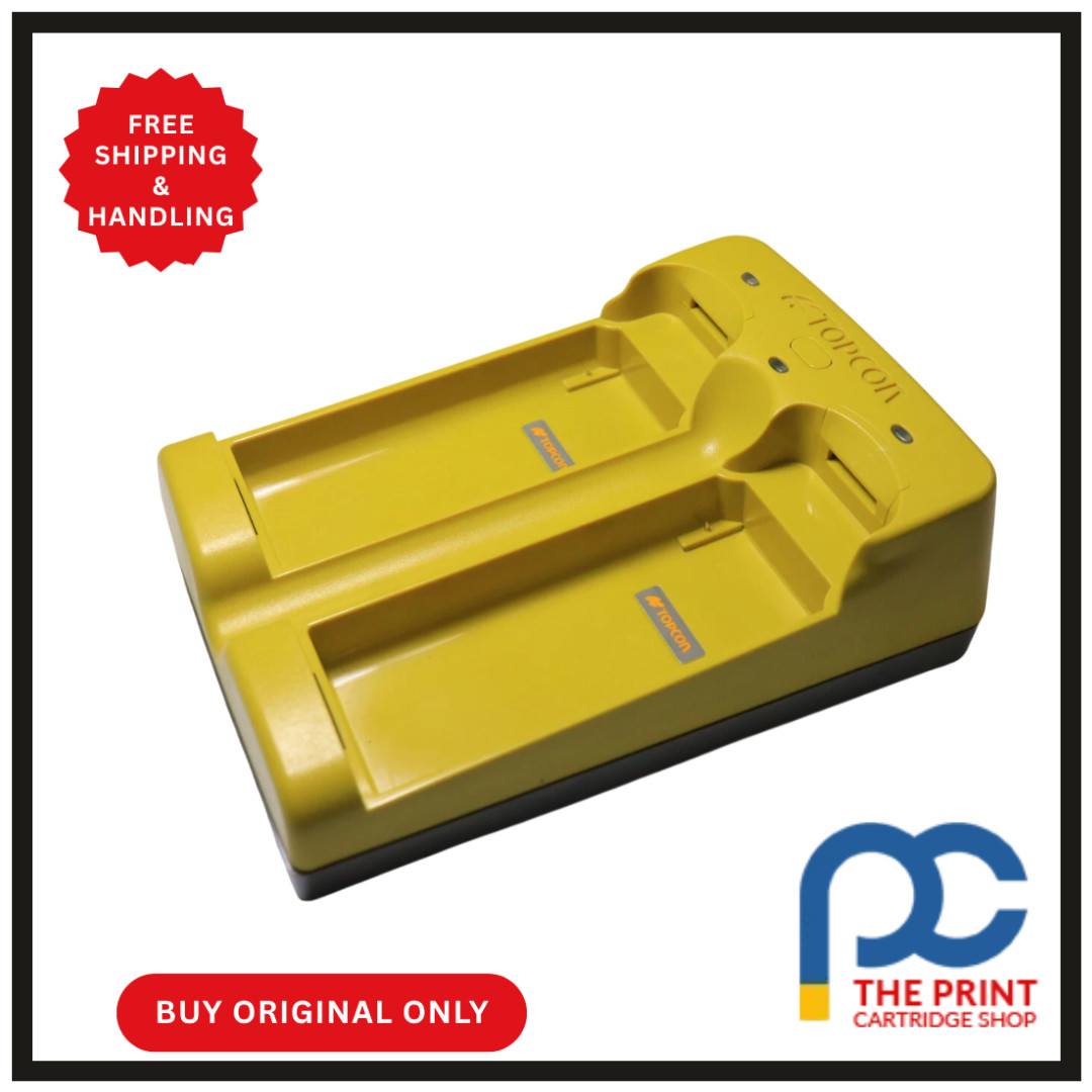 New & Original Topcon GR3 GR5 Double Battery Charger