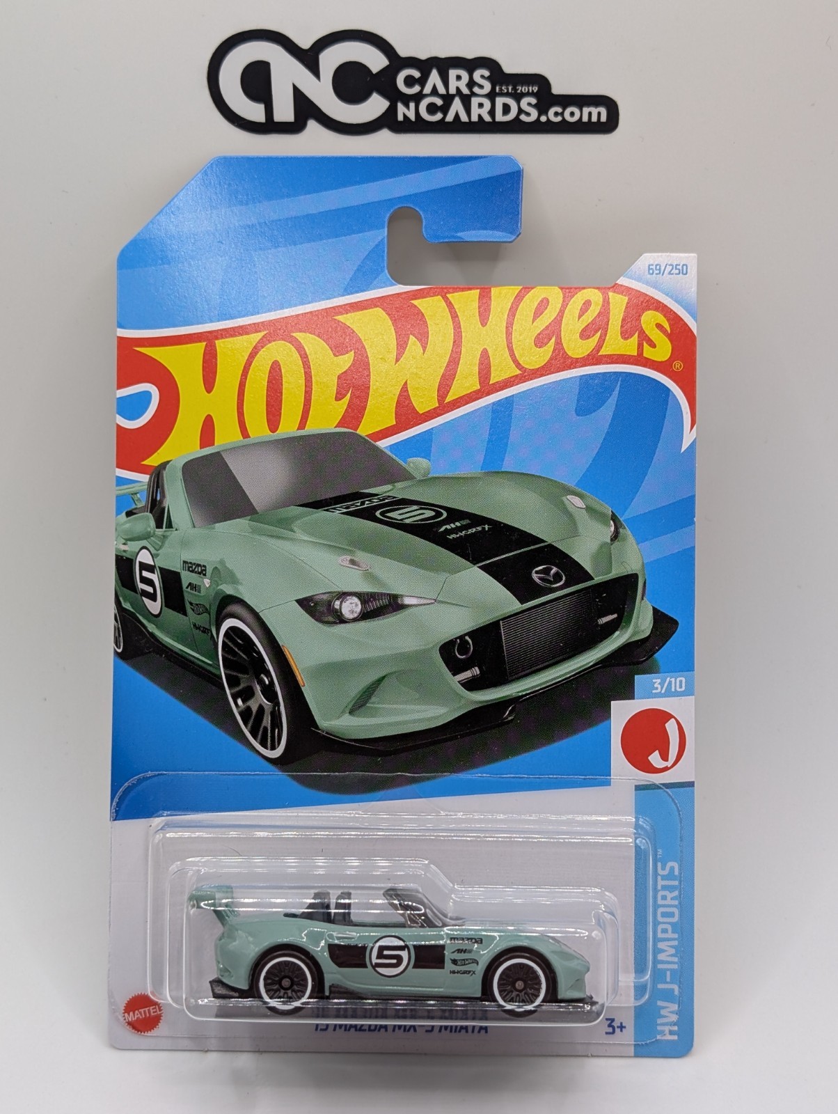 2024 Hot Wheels HW J-Imports '15 Mazda MX-5 Miata Green 69/250