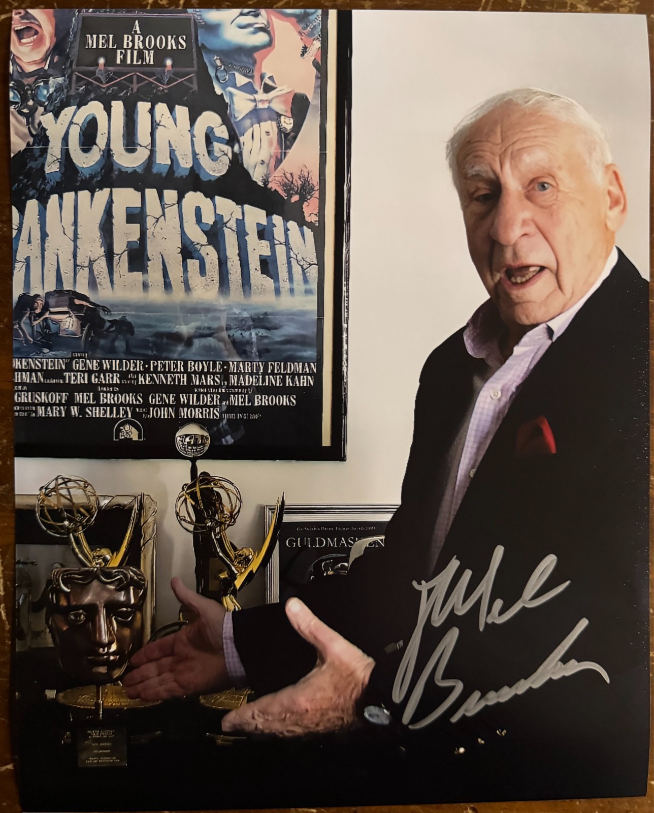 Mel Brooks Signed Autographed Signature 8x10 Matte Photograph COA