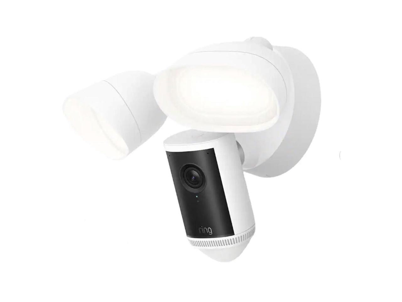 Ring Floodlight Cam Pro (2nd Gen) - 4K ultra-clear video - 10x Zoom - motion-act