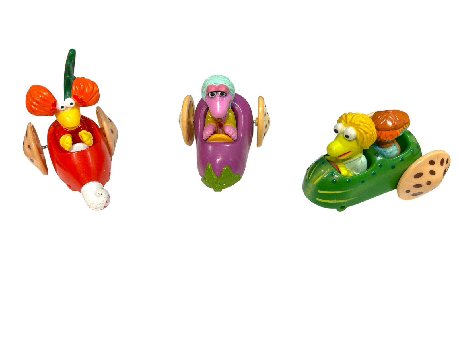 1987 Jim Henson Fraggle Rock McDonald's Happy Meal Toys- lot Of 3