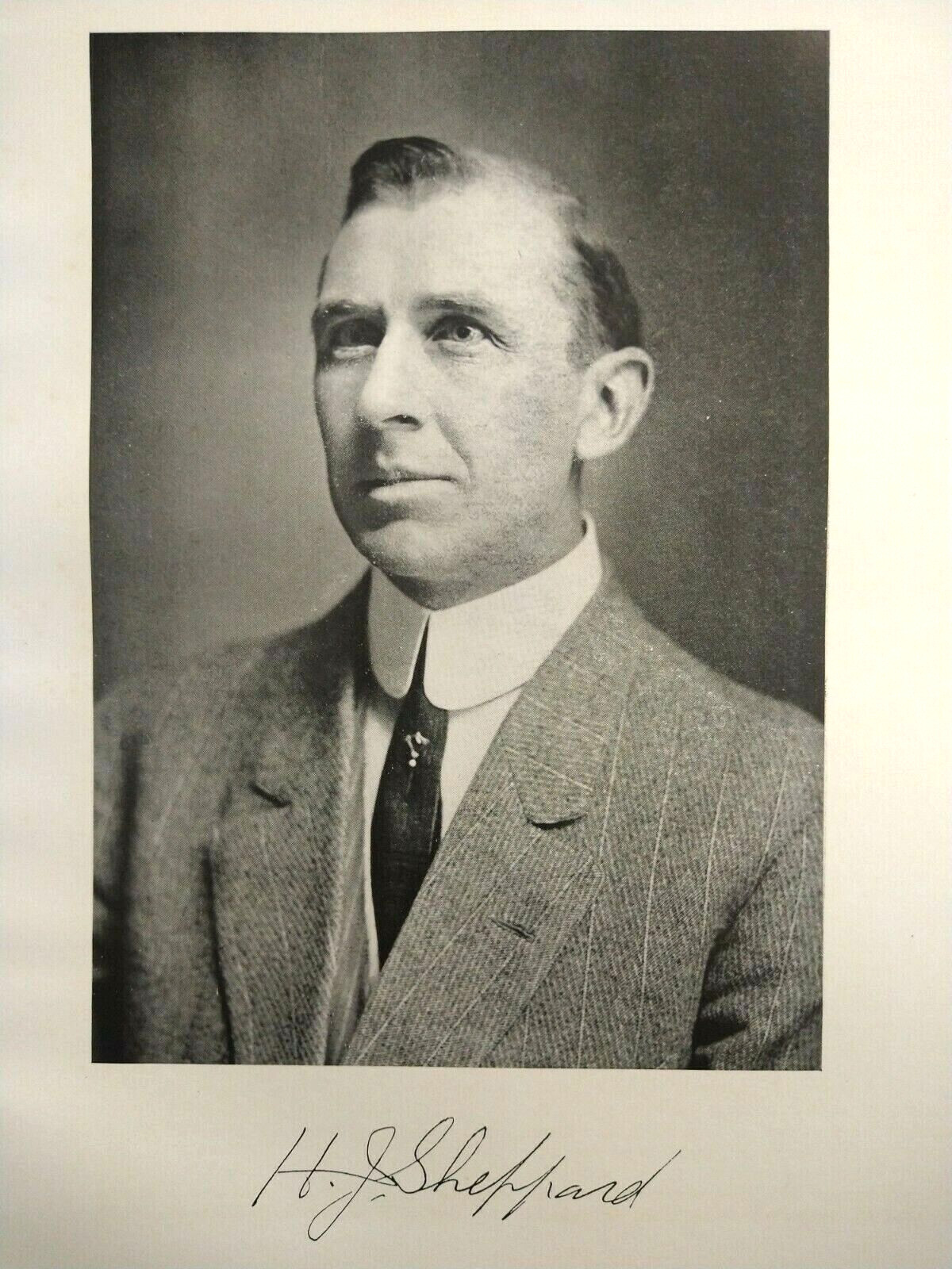 HORACE J SHEPPARD 1923 New Jersey First Citizens Steel-Plate Engraving Portrait