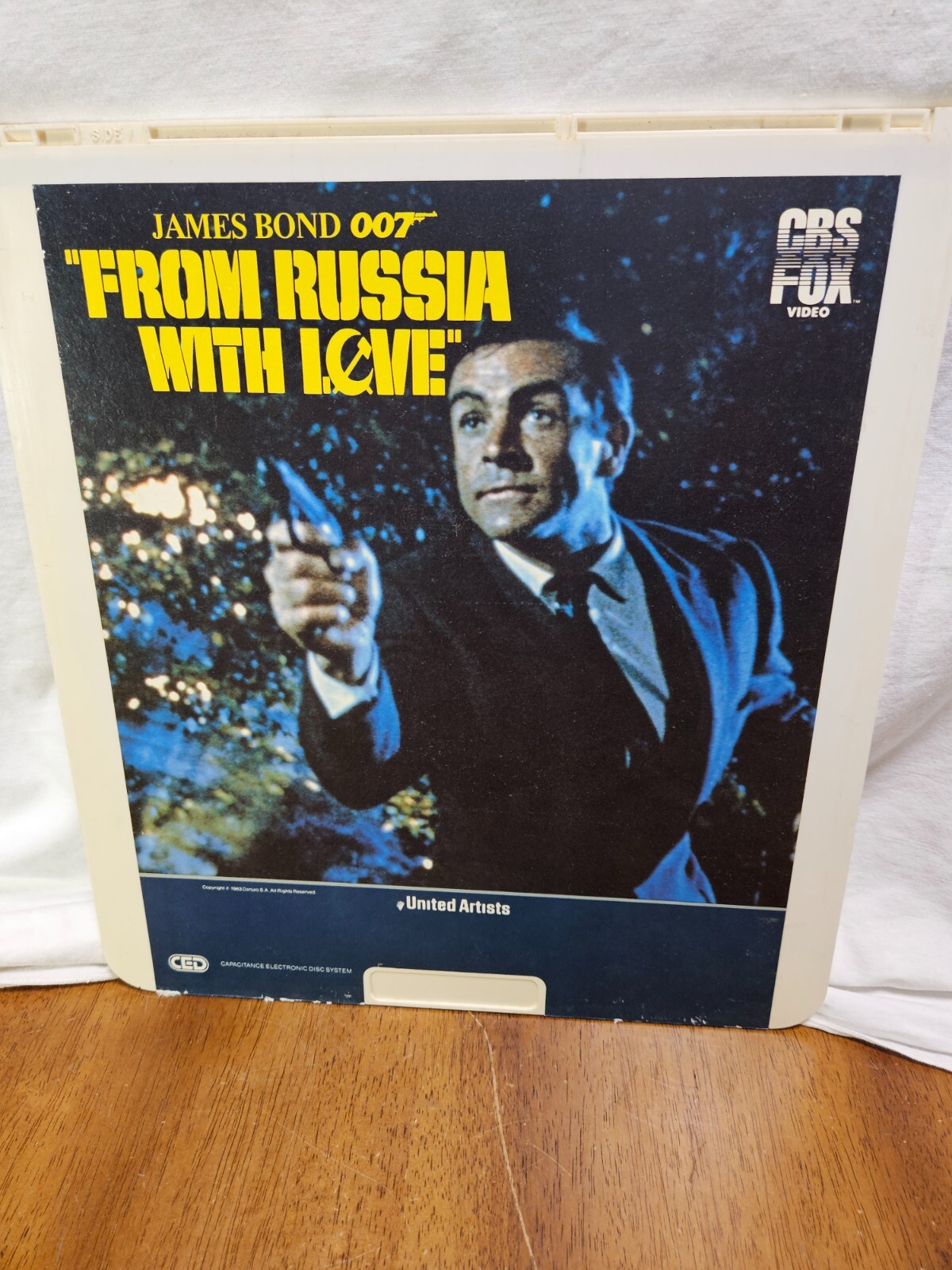 James Bond - From Russia With Love - Sean Connery (CED) CBS FOX Videodisc Movie