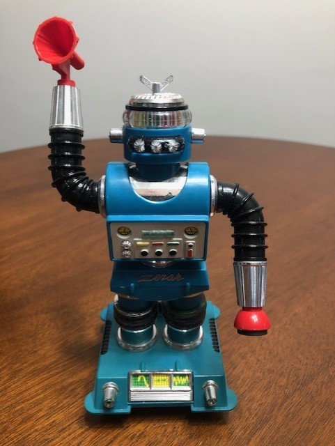 Vintage 1968 Ideal Toys Robot "Zeroids Zerak" (Plastic Toy) Untested