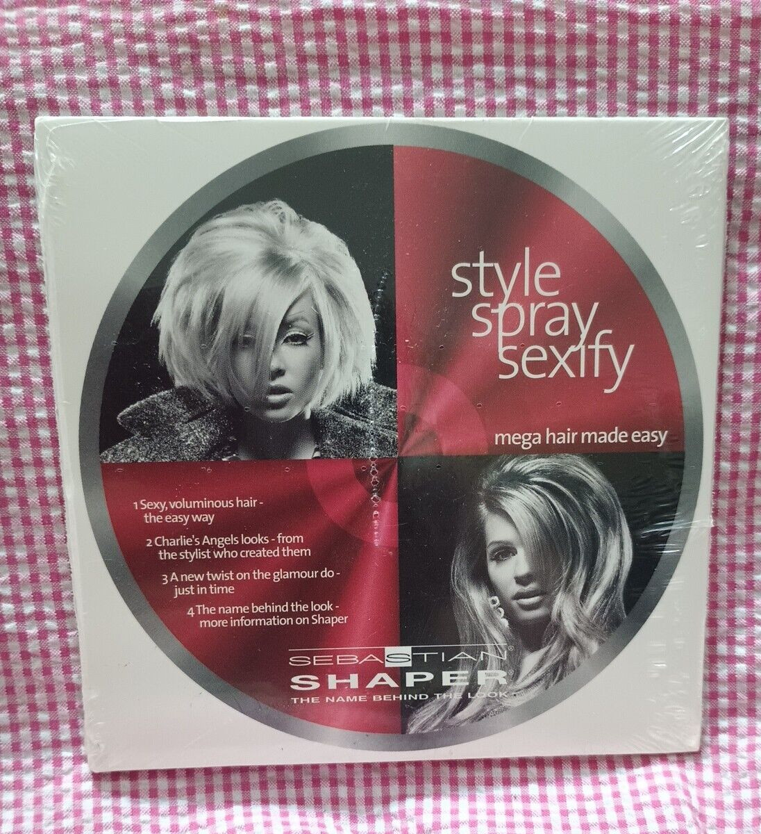 Sebastian Shaper Sealed Promo CD or DVD Style Spray Sexify Sealed Promo CD
