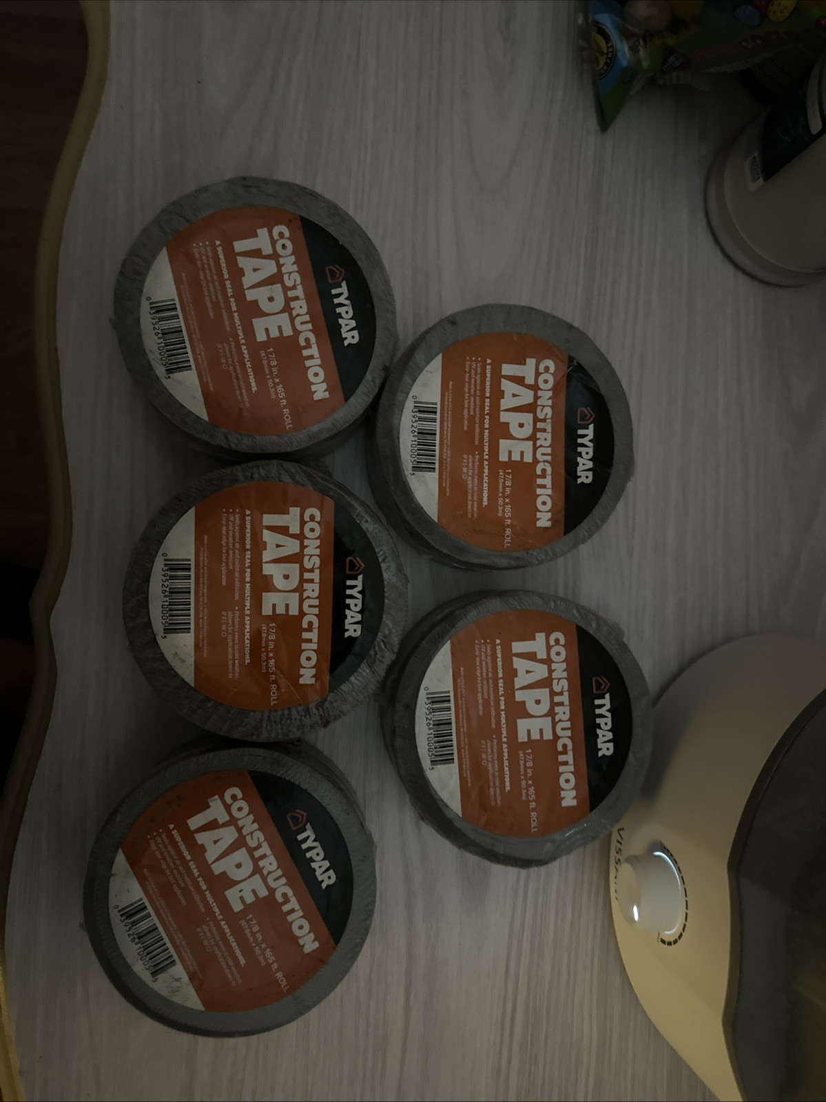 Typar Construction Tape 5 Rolls Of  1-7/8 In X 165ft