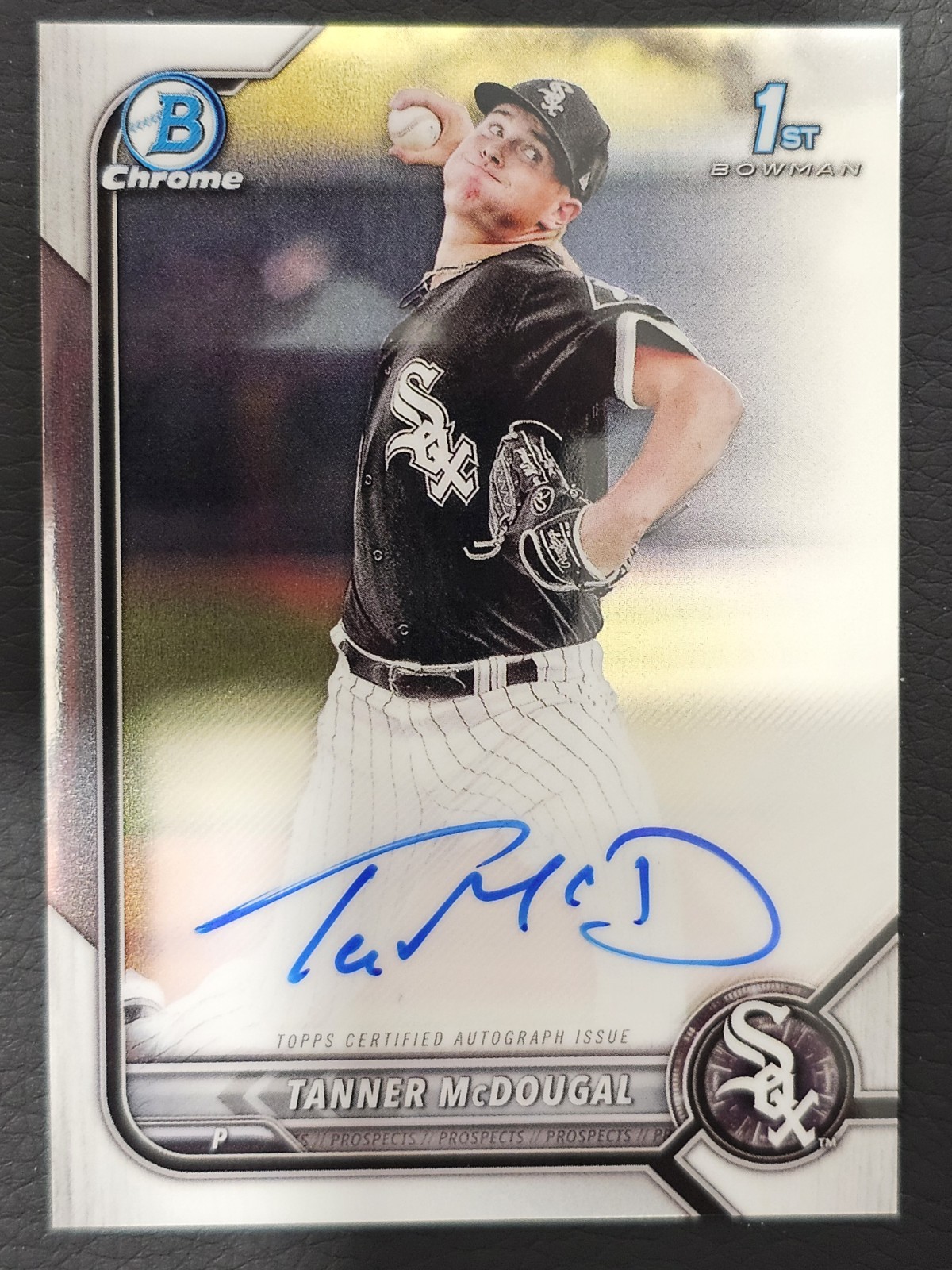 2022 Bowman Chrome - Prospect Autographs Tanner McDougal #CPA-TM (AU, RC)
