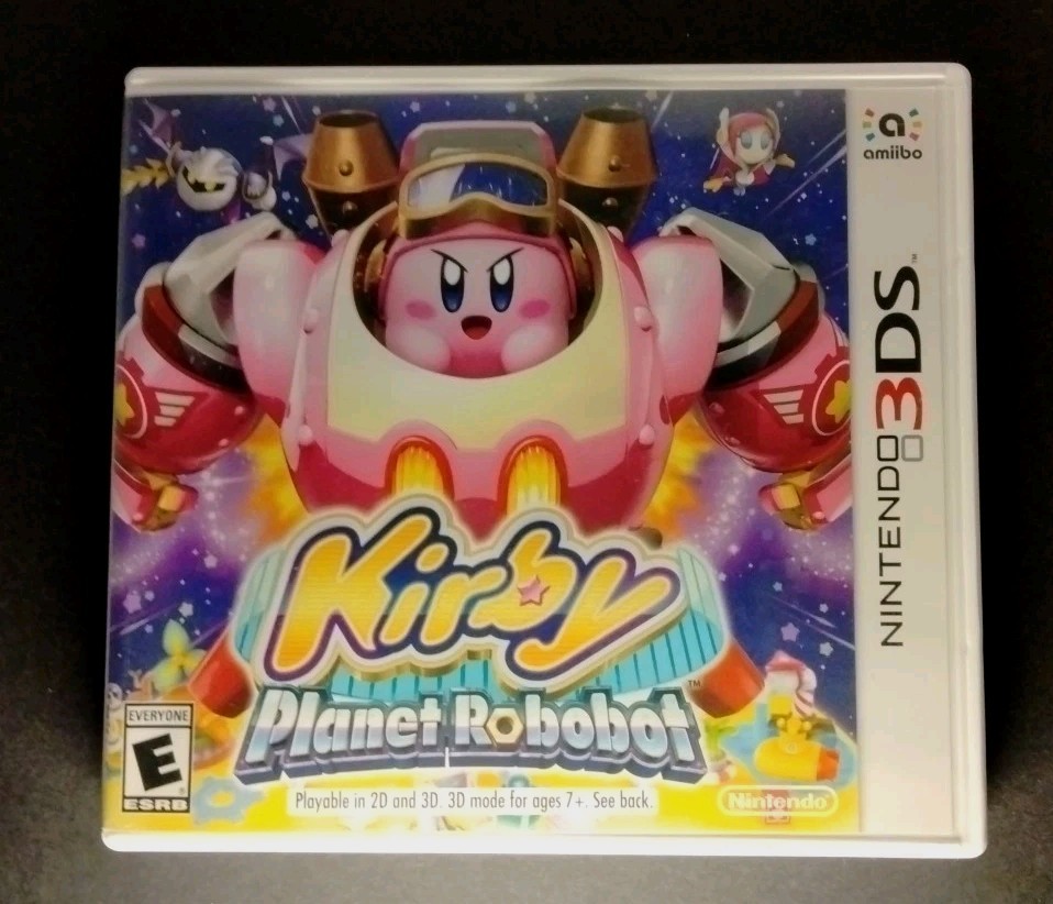 Kirby Planet Robobot Nintendo 3ds Authentic Original Case Box Artwork ONLY
