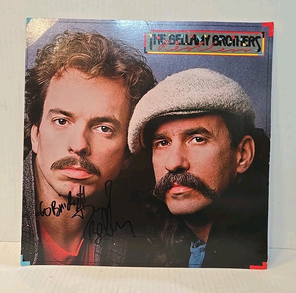 The Bellamy Brothers Autographed 12x12 Photo Print Signed Cardstock VINYL INSERT