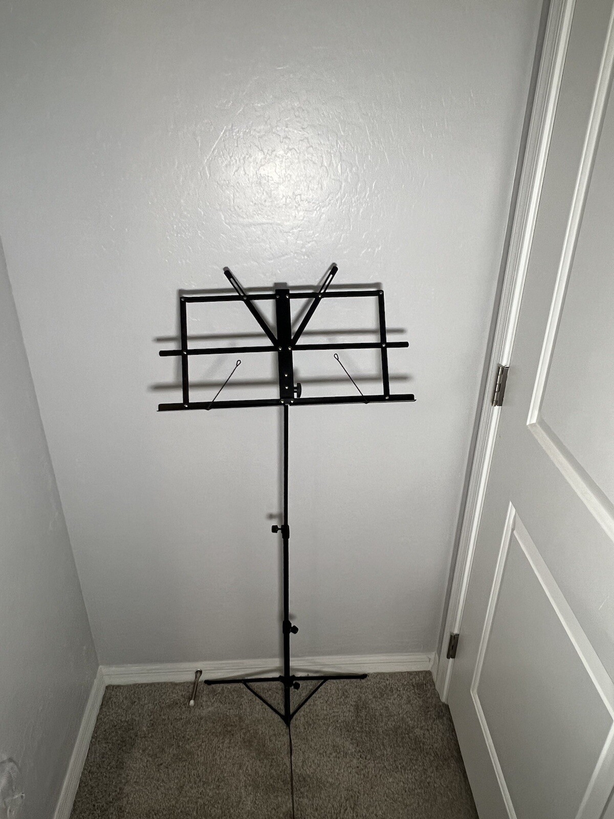 Eastman Gadsden Music Company Music Stand Black MS11 Black Portable With Bag