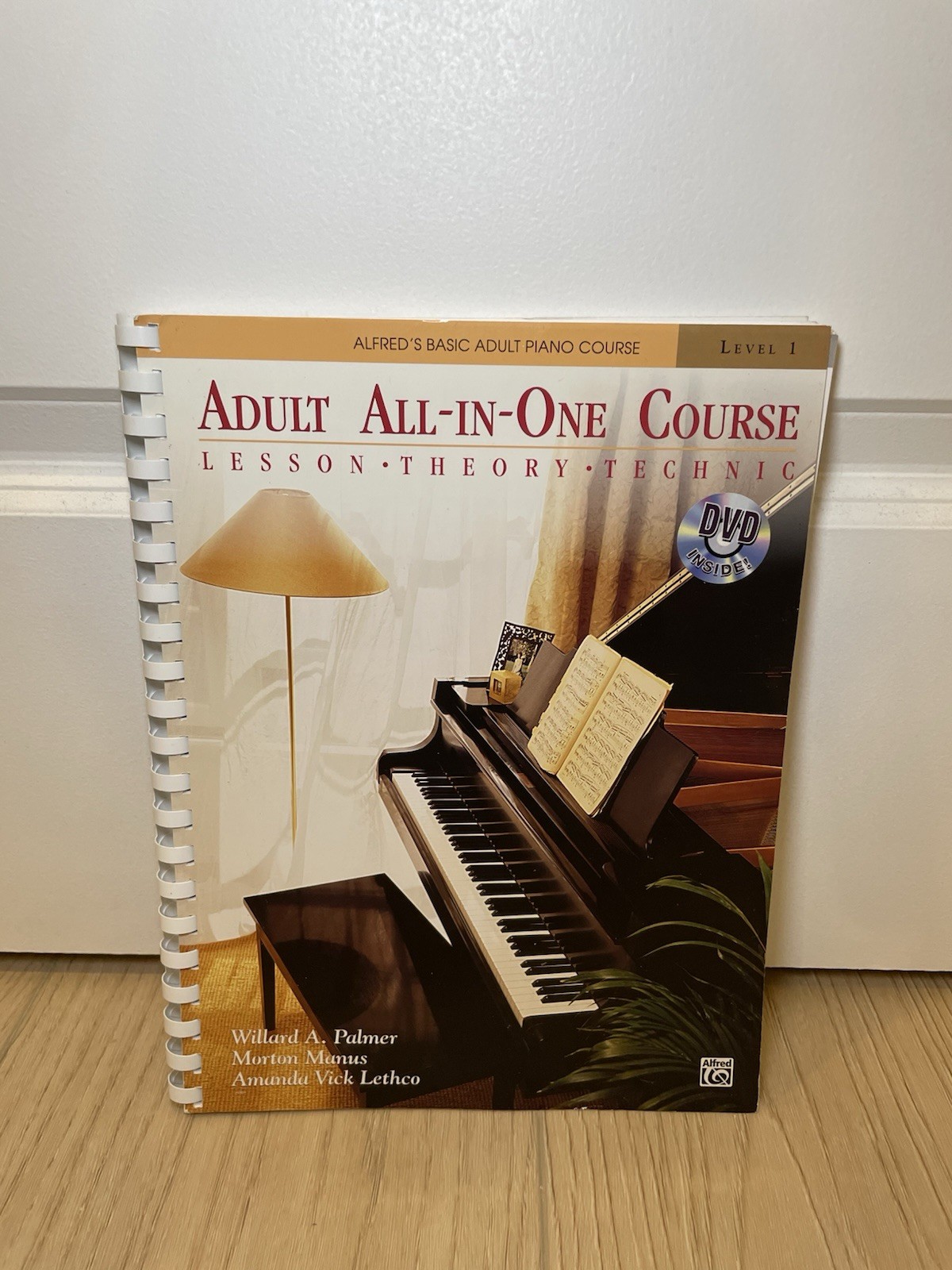 Alfred's Basic Adult Piano Course Level 1 Paperback Book With CD