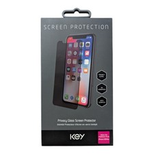 J1. Key Tempered Glass Screen Protector for Apple iPhone Xs Max - Privacy Glass