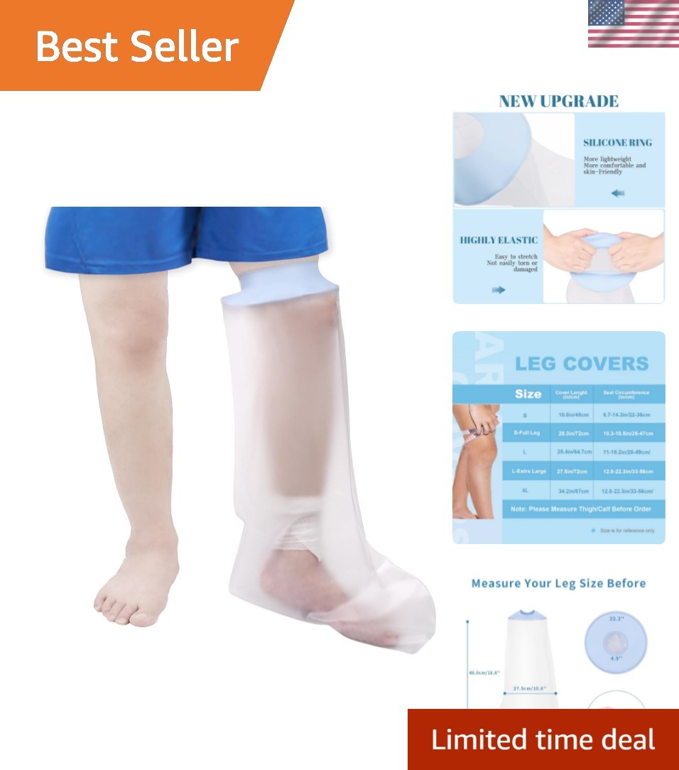 Waterproof Kids Leg Cast Cover for Showering Cast Covers for Shower Leg Kids ...