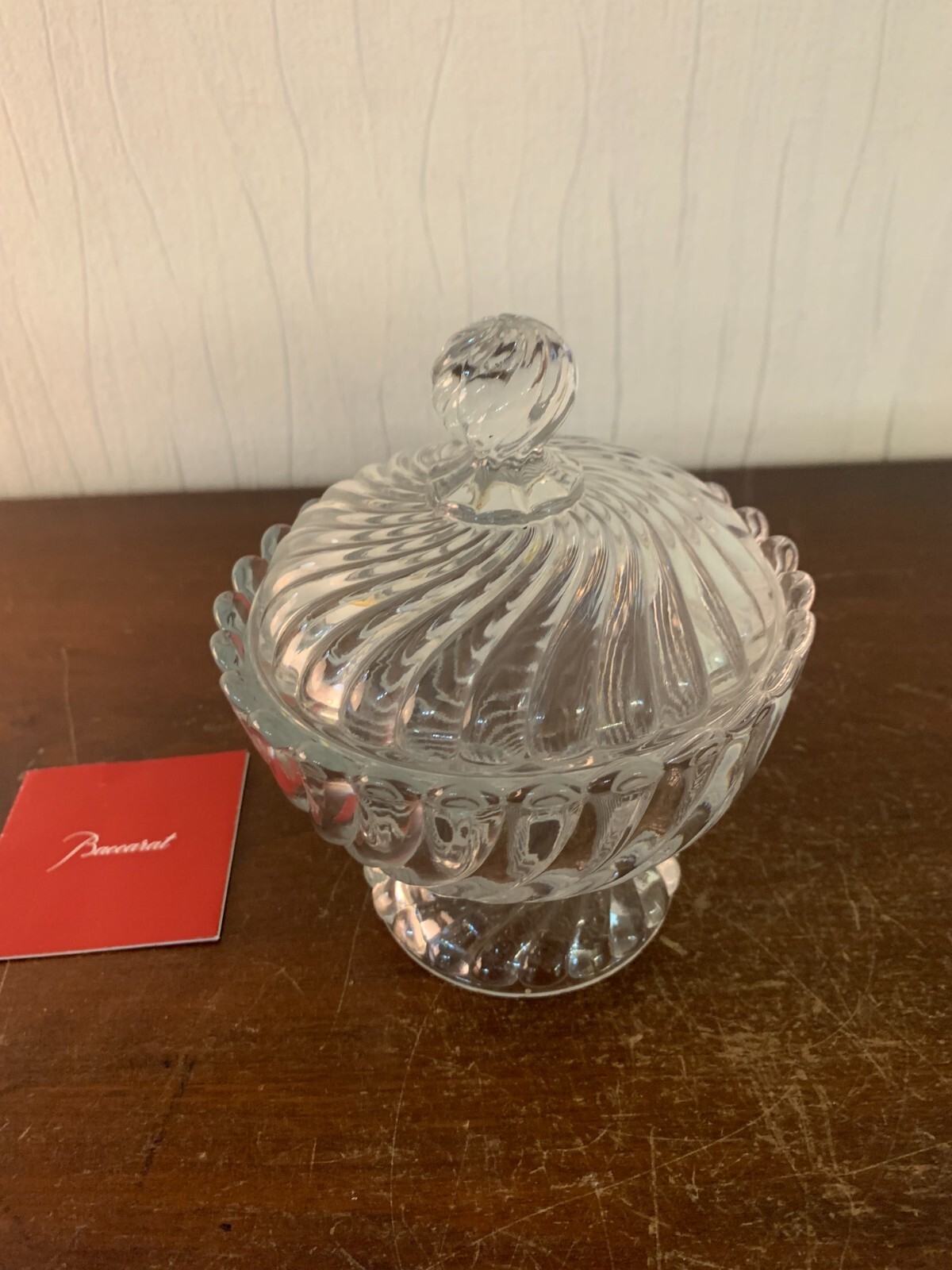 Bamboo Jam Jar In Baccarat Crystal