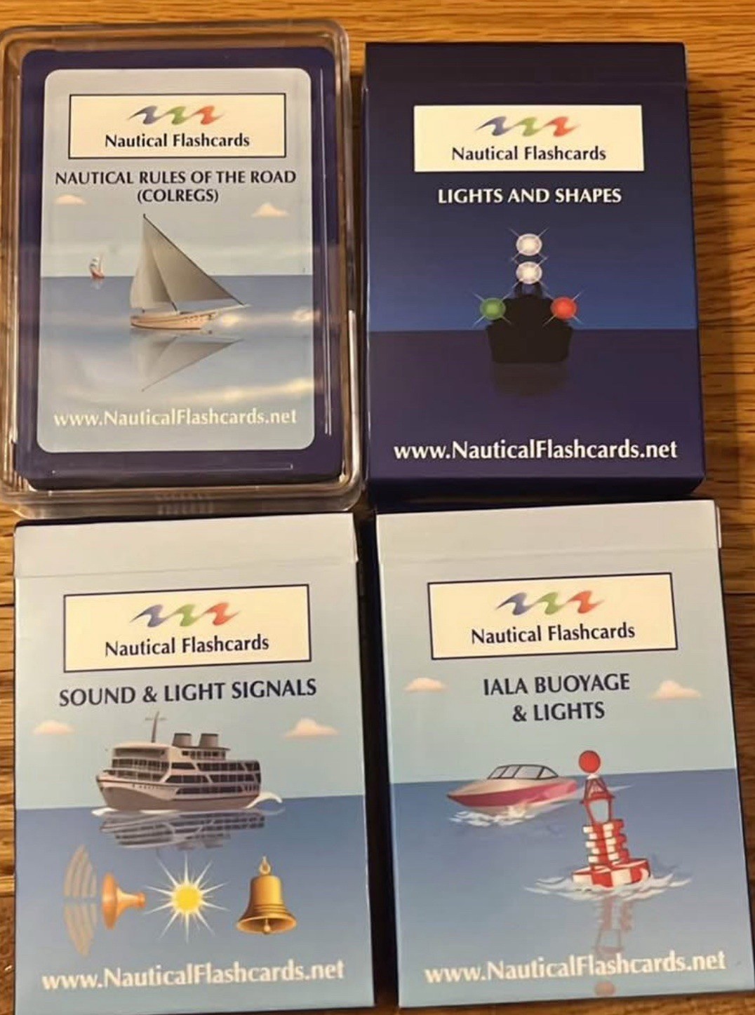 Nautical Flashcards Lights, Shapes, & Sounds (Col Regs)