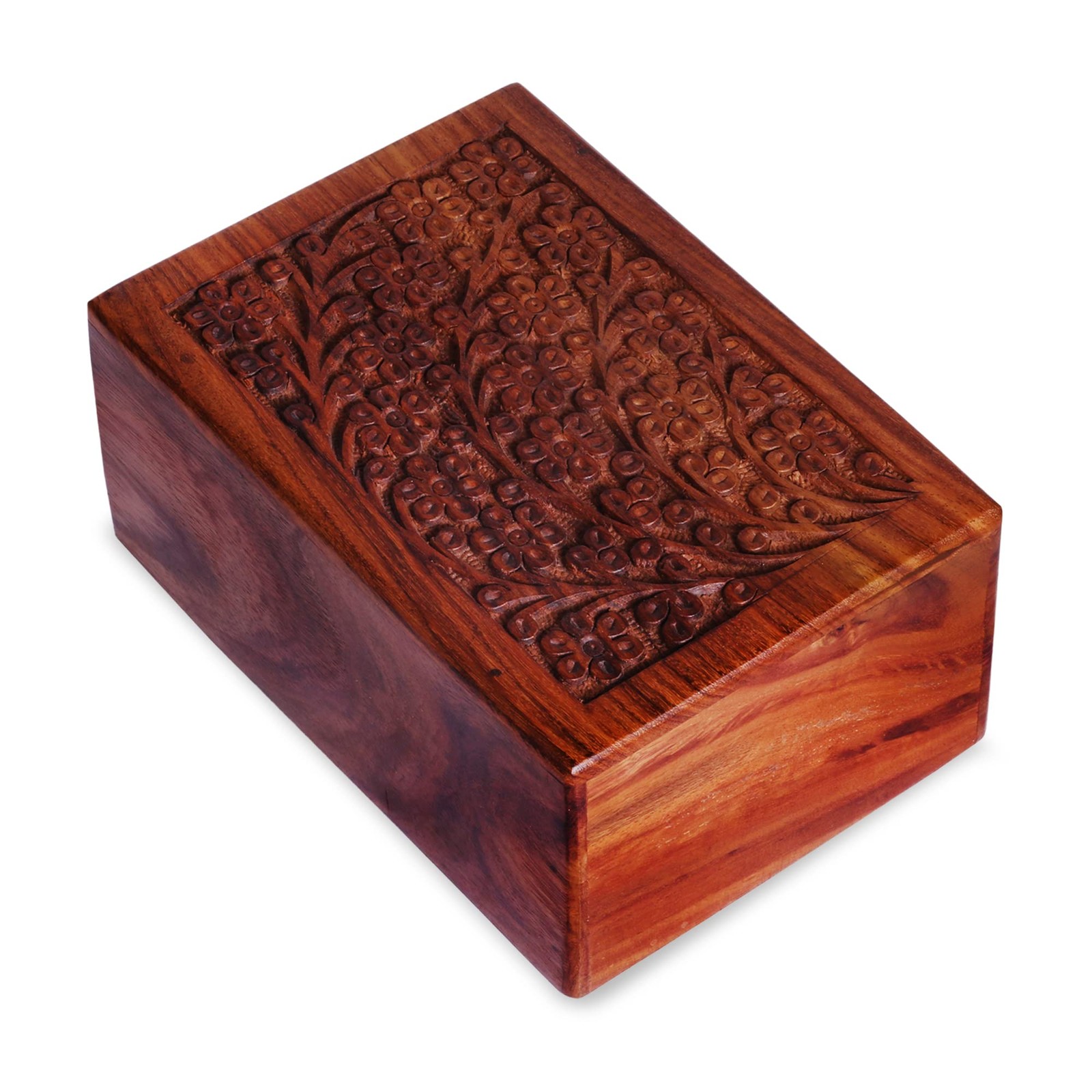 Wooden Urn for Human Ashes, Cremation Funeral Urn, Pet Memorial, Decorative K...