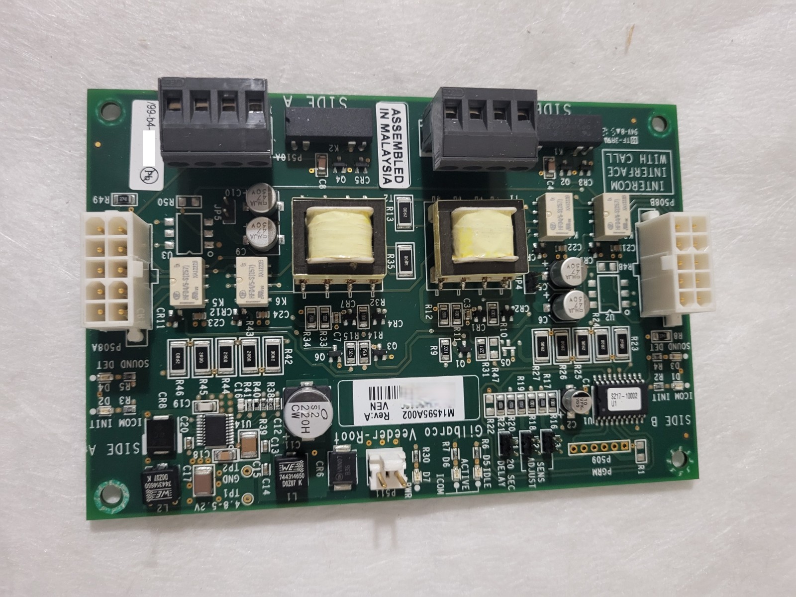 M14595A002 Gilbarco Veeder Root Intercom Board Call Interface Board only NEW