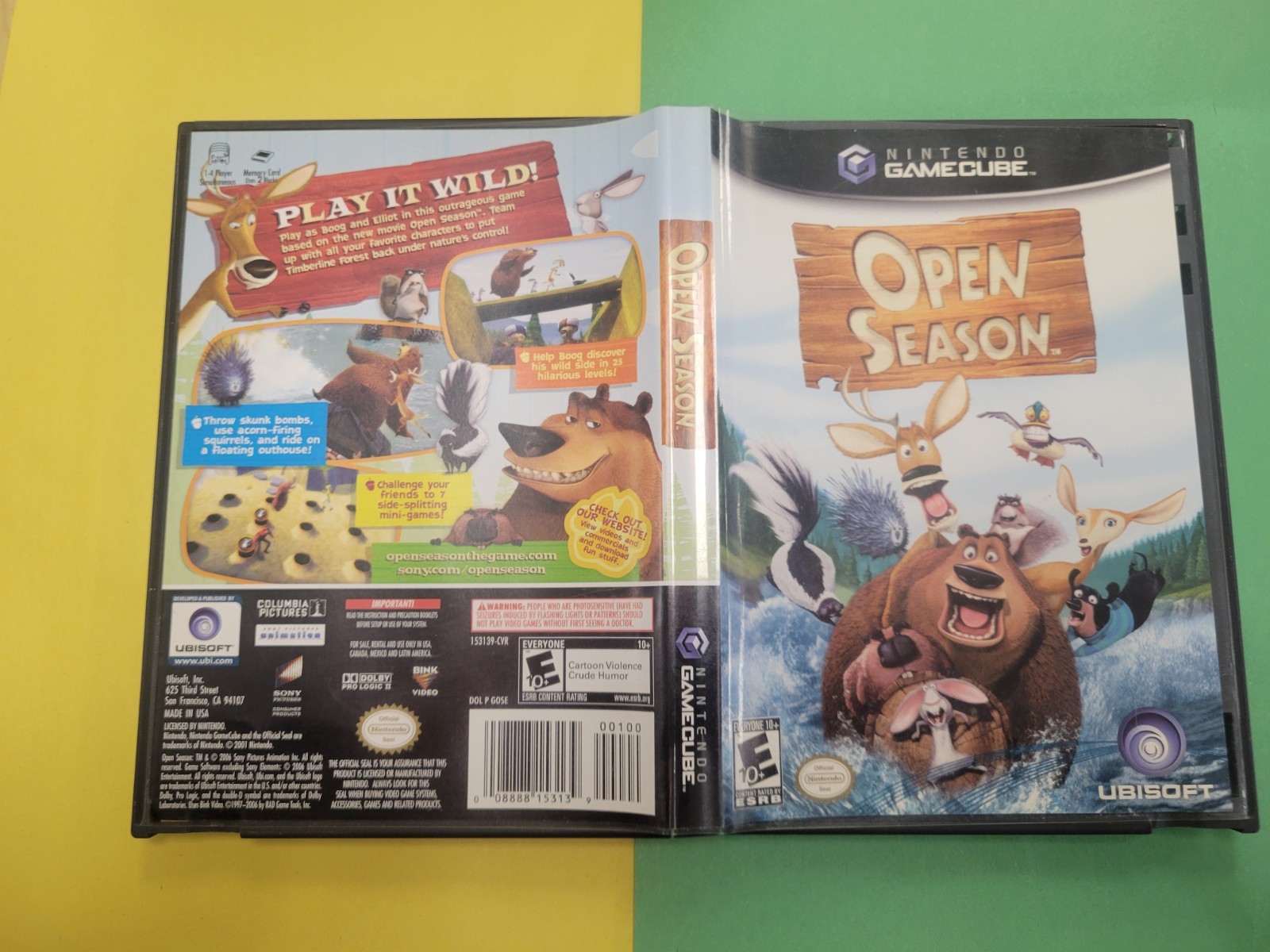 Open Season  (Nintendo GameCube, 2006) Case Only 