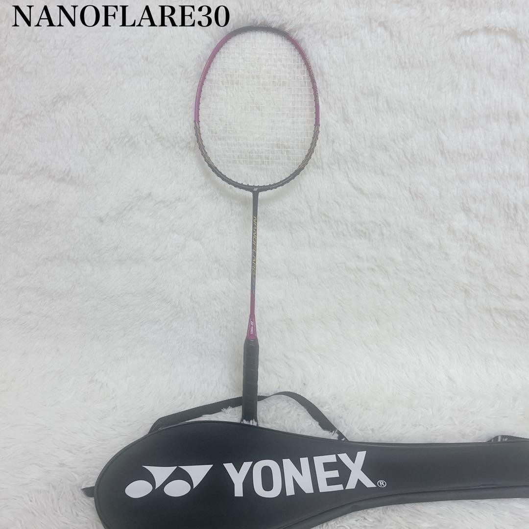 YONEX Nanoflare 30 Badminton Racket - Purple, Excellent , Case Included
