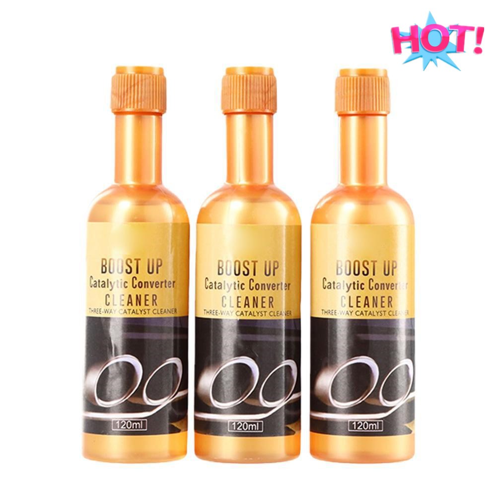 3PCS Boost Up Vehicle Engine Catalytic Converter Cleaner Cleaning Deep HOT
