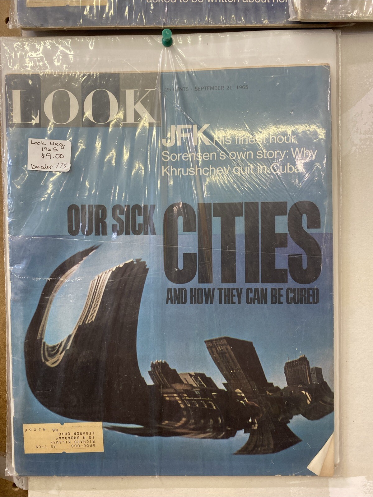 PUBLICATION LOOK MAGAZINE SEPTEMBER 21 ST 1965 COLLECTIBLE PRINT ADVERTISING