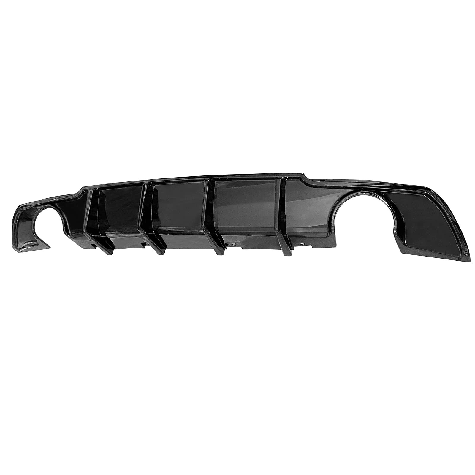 Rear Diffuser for 2015-2023 300 Shark Fin Gloss Black PP Lip Spoiler