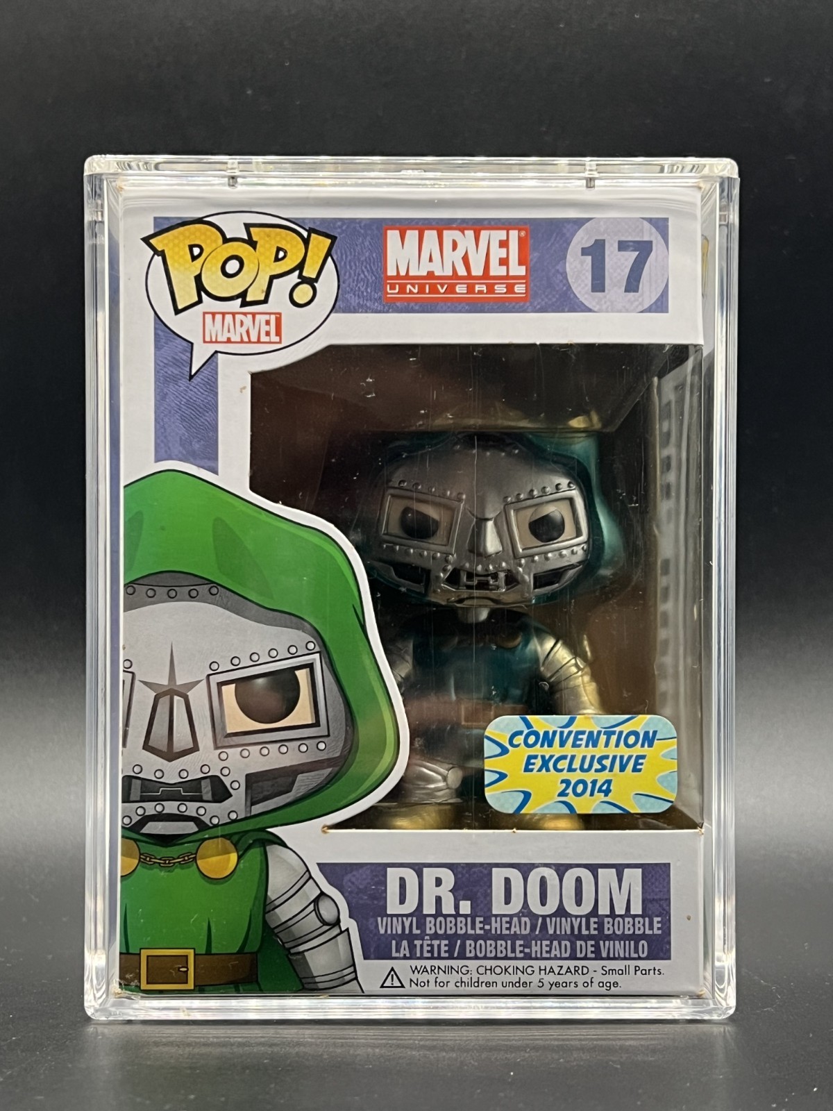 Dr. Doom Metallic Convention Exclusive 2014 #17 Funko POP! Marvel