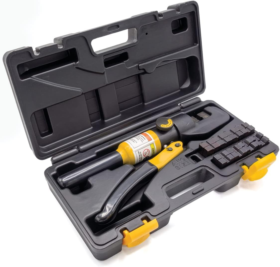 Tools 11980 5 Ton Hydraulic Cable Crimper, Standard