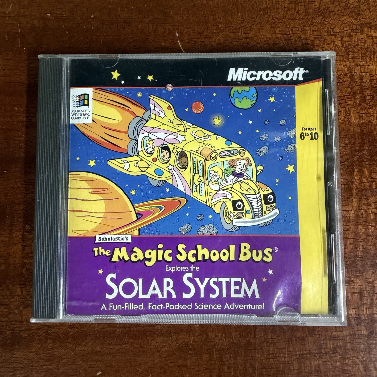 Magic School Bus Explores the Solar System PC CD ROM Windows Kids Educational