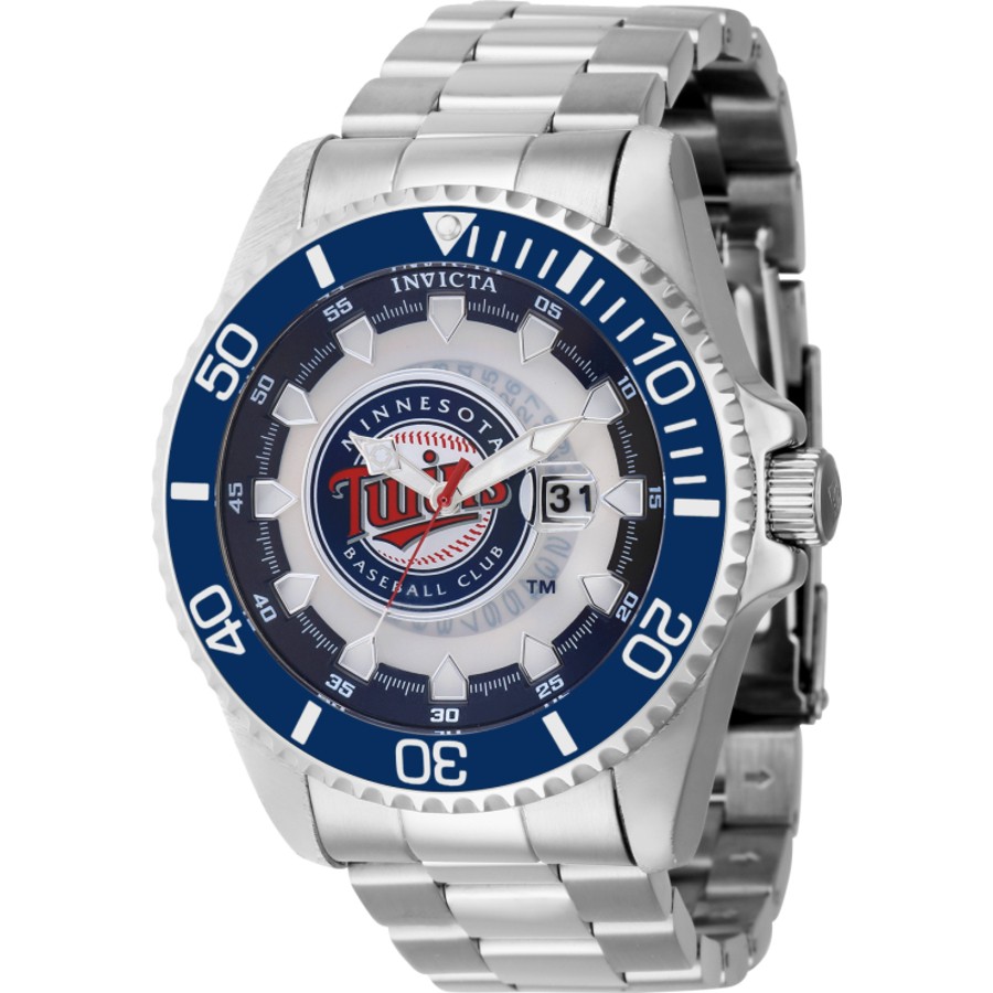 Invicta 43470 MLB Red and Silver and White and Blue Dial 47 mm Men's Watch New