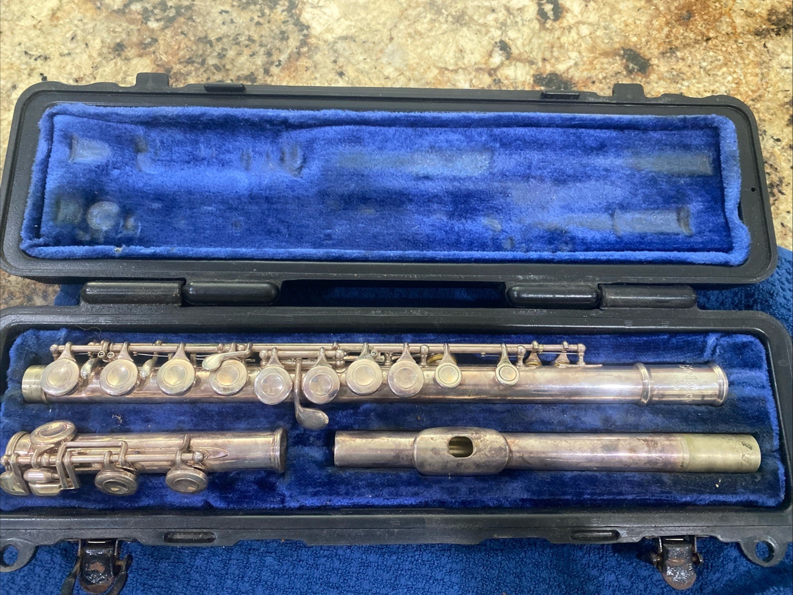 Selmer USA Student Flute with Original Hard Case - Silver Band Class Instrument