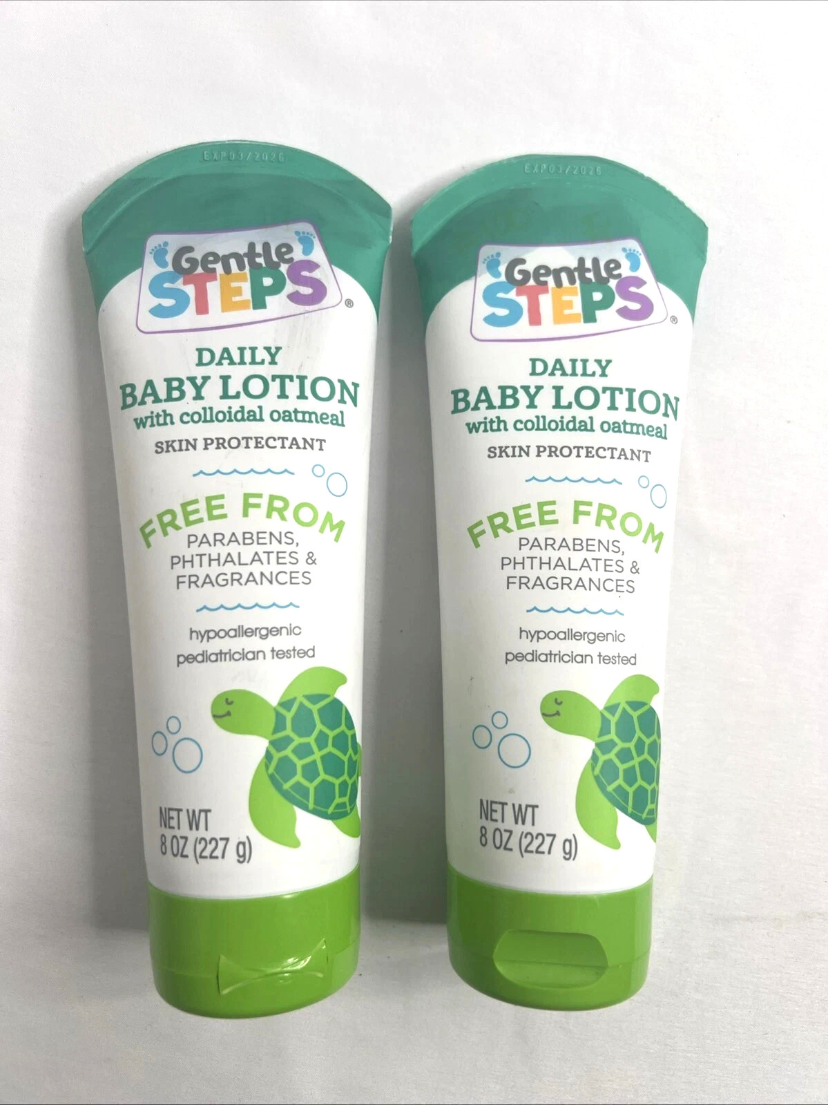 Gentle Steps Daily Baby Lotion Skin Protectant Colloidal Oatmeal 8 oz Exp 6/26